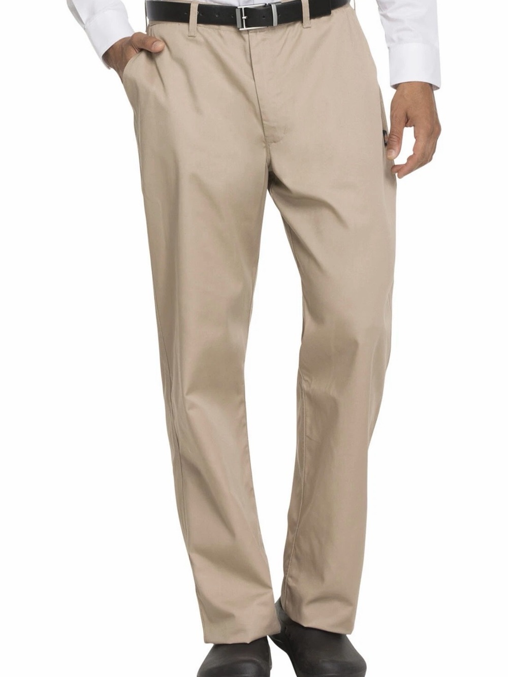 NWT Men's Dickies Classic Khaki Chef Pant DC 16 Tan Elastic Back Waist Size XL
